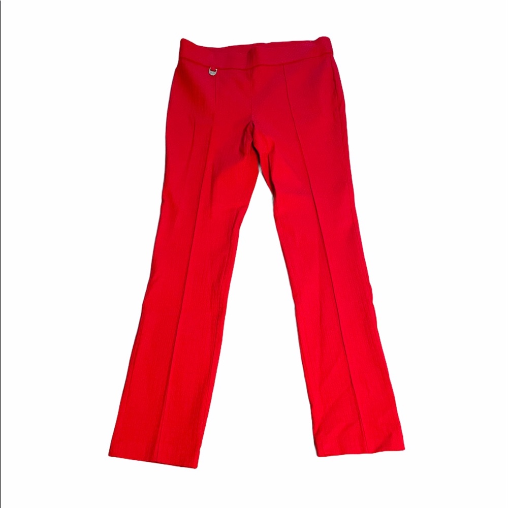Rafaella Red Pull On Stretch Pants
